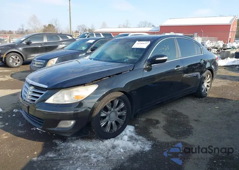 2009 Hyundai Genesis 3.8 z USA, uszkodzony, nr VIN KMHGC46E89U033491